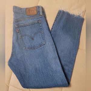 Levis white oak cone denim 28